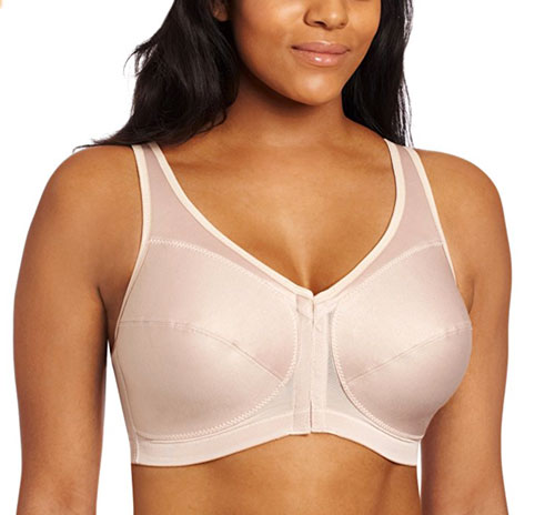 Glamorise Women's MagicLift Front Close Posture Support Bra