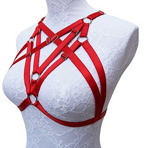 Jelinda-Alluring-Women-Harness-Bra-Elastic-Strappy-Hollow-Out-Bra-Cupless-Bra