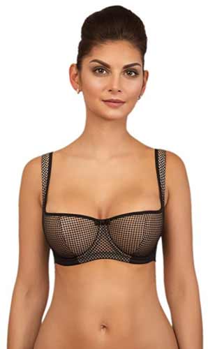 What is a quarter cup bra, and can a D+ cup woman wear one?