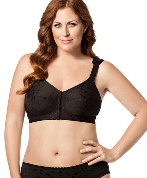 elila front close jacquard plus size
